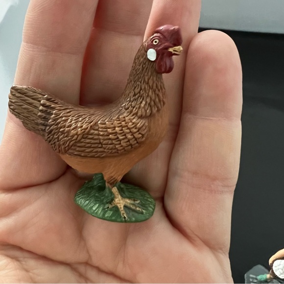 Schleich Lot Rooster Chicks Farmer's Wife with Eggs 2008 2011 - Picture 5 of 12